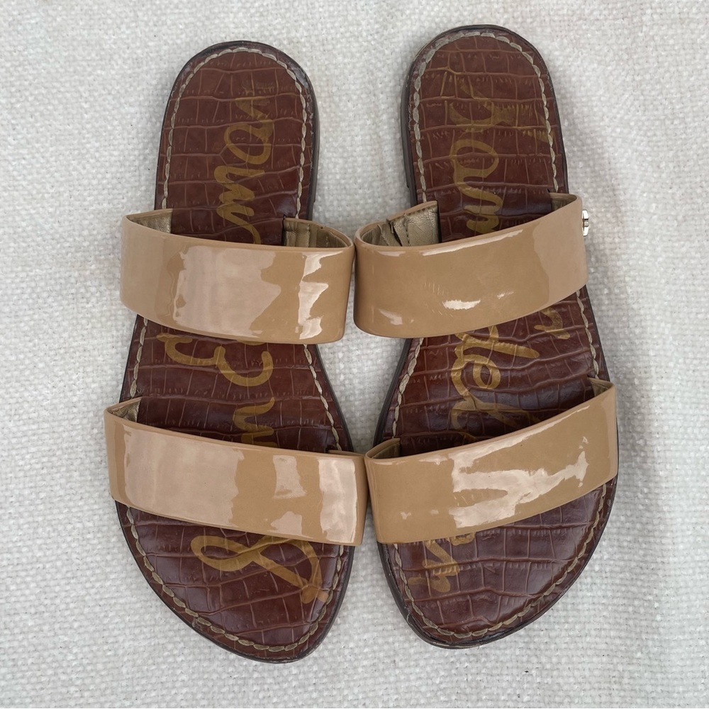Sam Edelman Haydee Womens Tan Brown Slip On Slide Sandal Size US 6 1/2 W - Picture 6 of 12